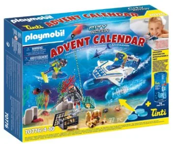 Playmobil 70776 Adventskalender Bathtime Fun Police Diving Mission With Tinti