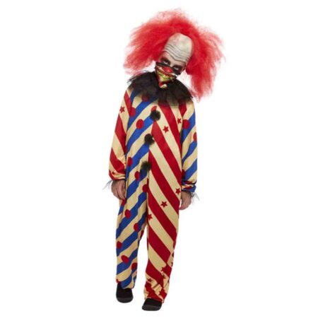 Barndräkt, creepy clown 115/128